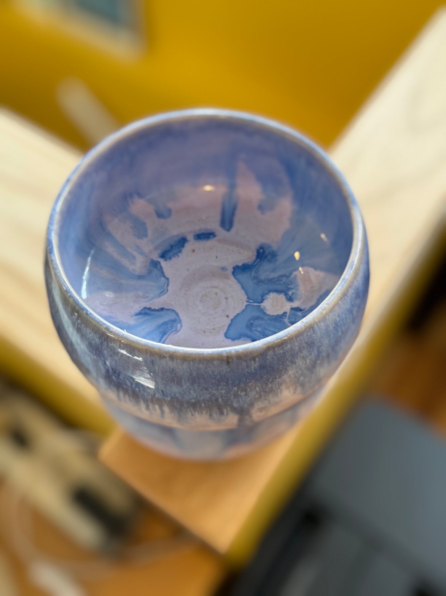 Flowing Glaze Ceramic Bowl Set - Handmade Stoneware Bowls (Set of two)