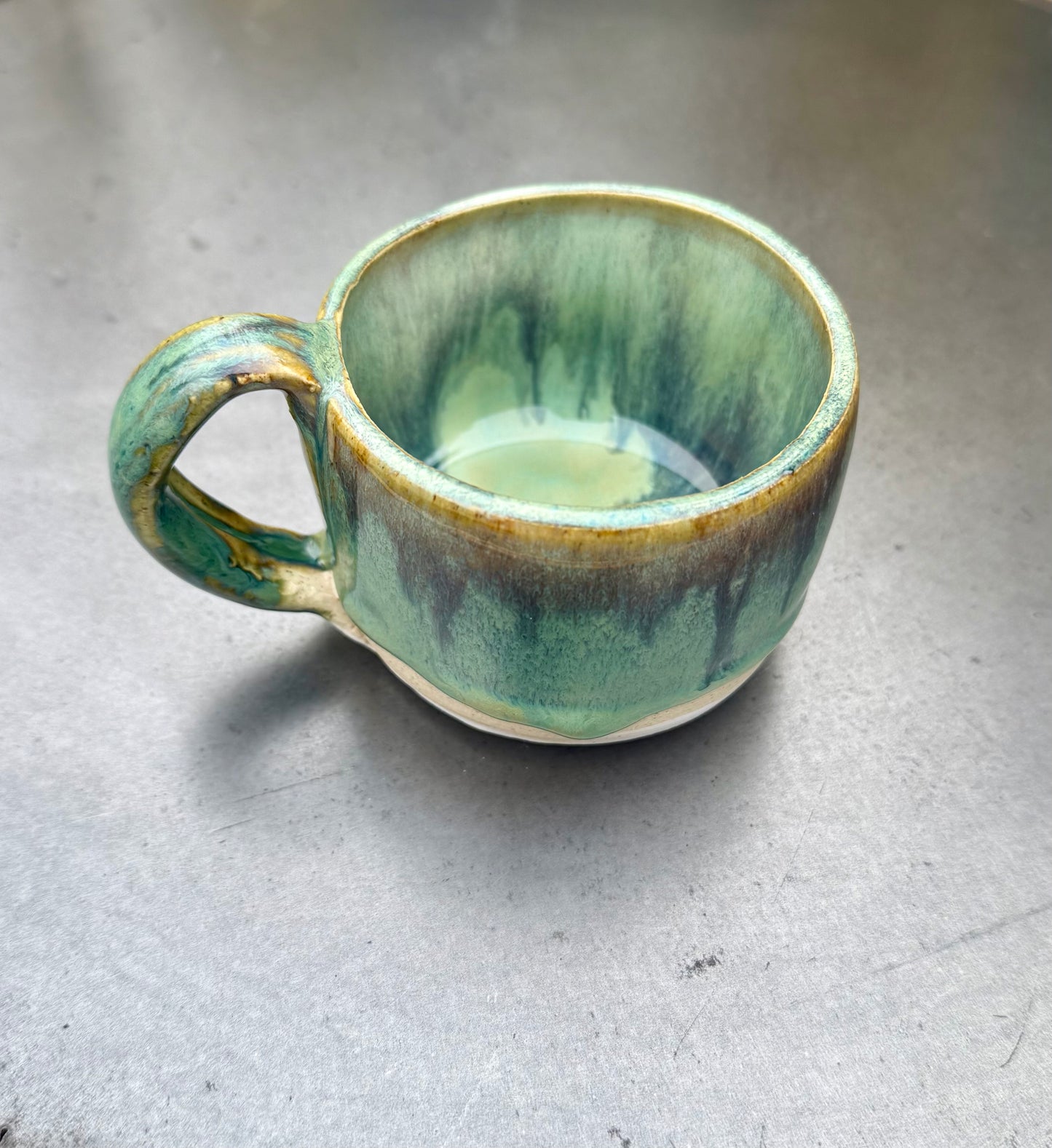 Small Ceramic Espresso Cup - Mini Coffee Mug - Handmade Pottery Cup