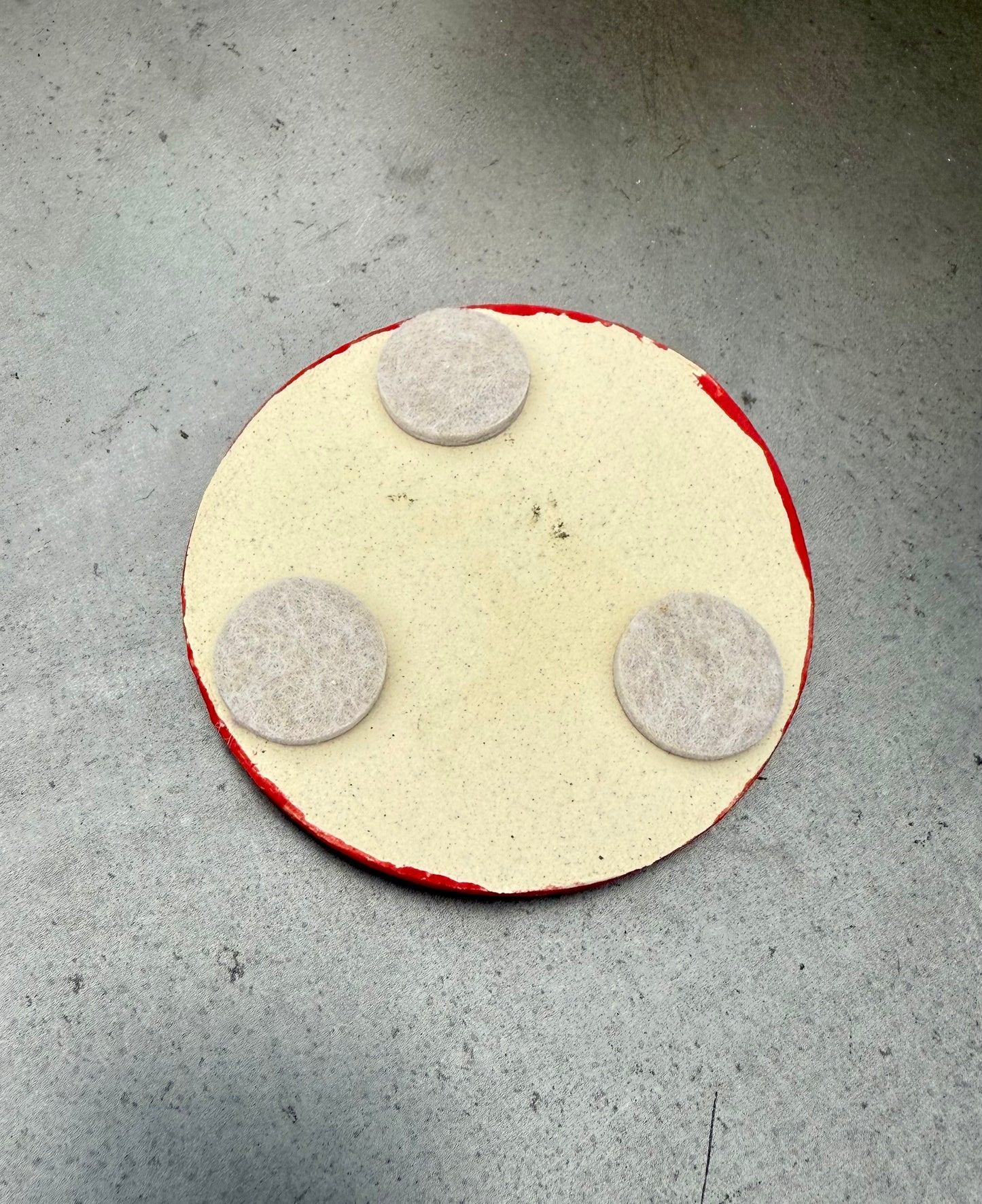 Ceramic Horse Coasters Set of 2 - Handmade Pottery Coasters with Felt Backing