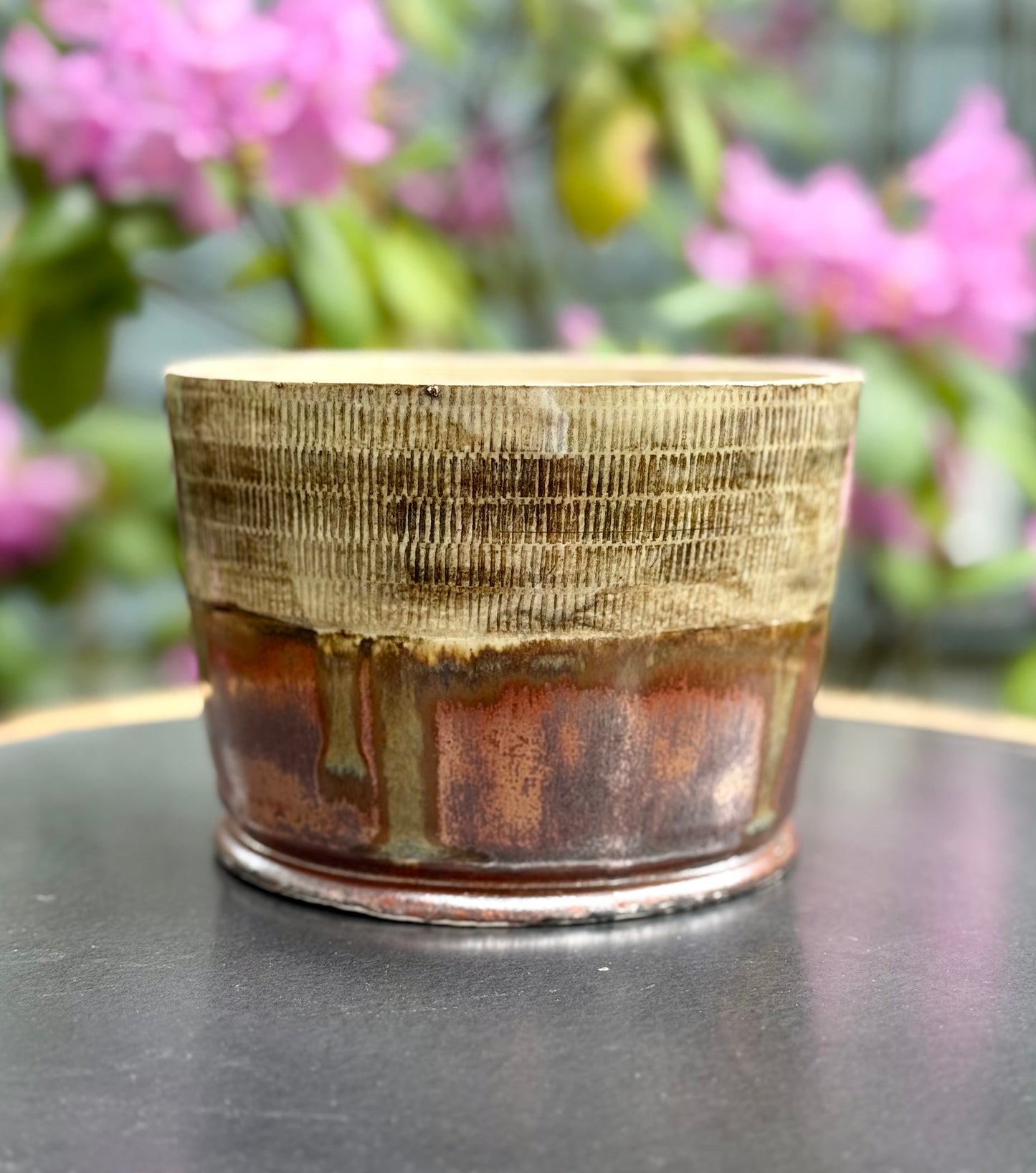 Fill Me With Flowers Planter —wheel thrown hand made ceramic planter