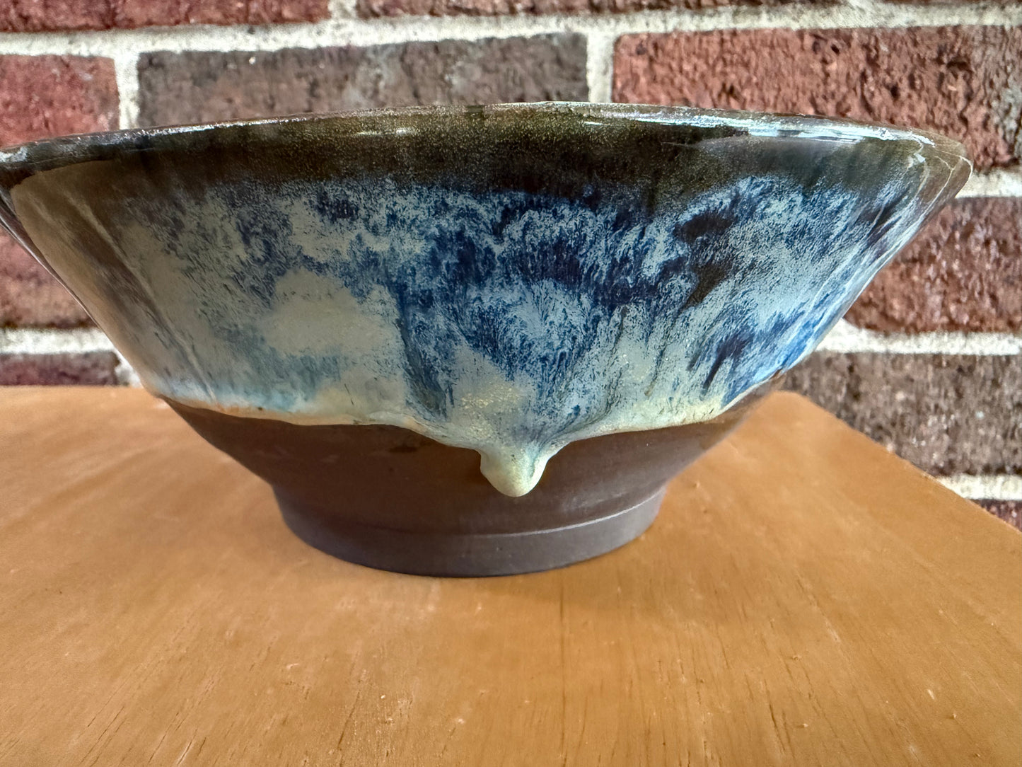 One Perfect Drip Ceramic Serving Bowl