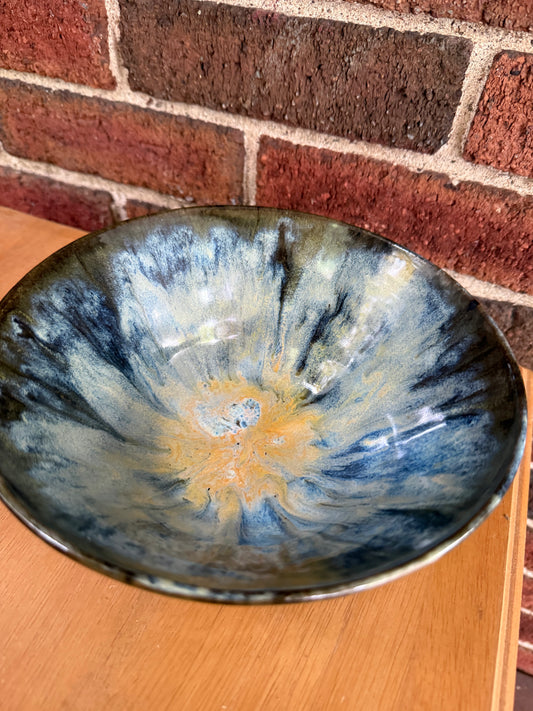 One Perfect Drip Ceramic Serving Bowl