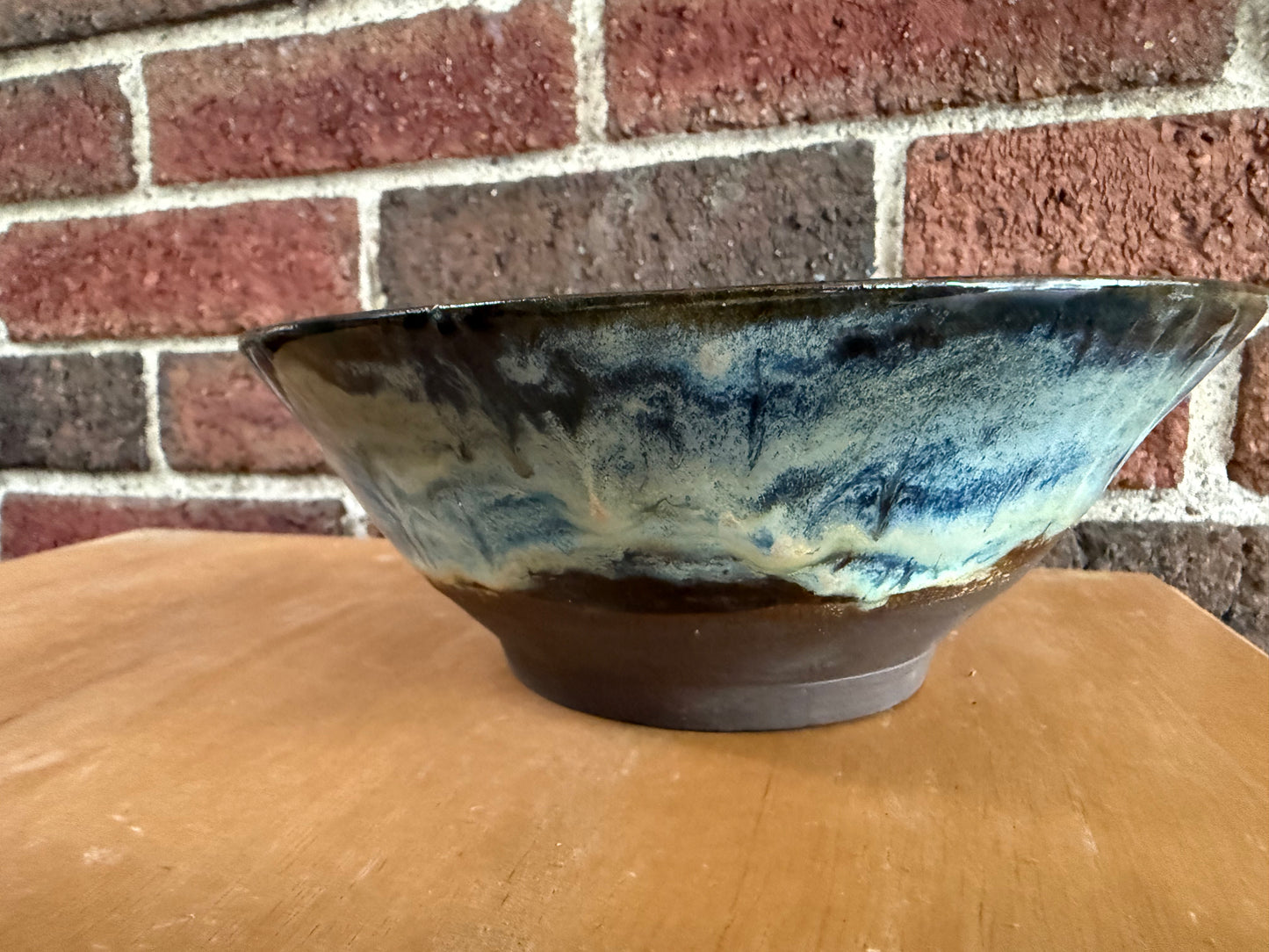 One Perfect Drip Ceramic Serving Bowl