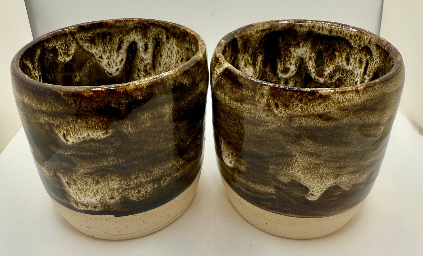 Happiest Hot Chocolate Set—handmade stoneware tumblers set of two