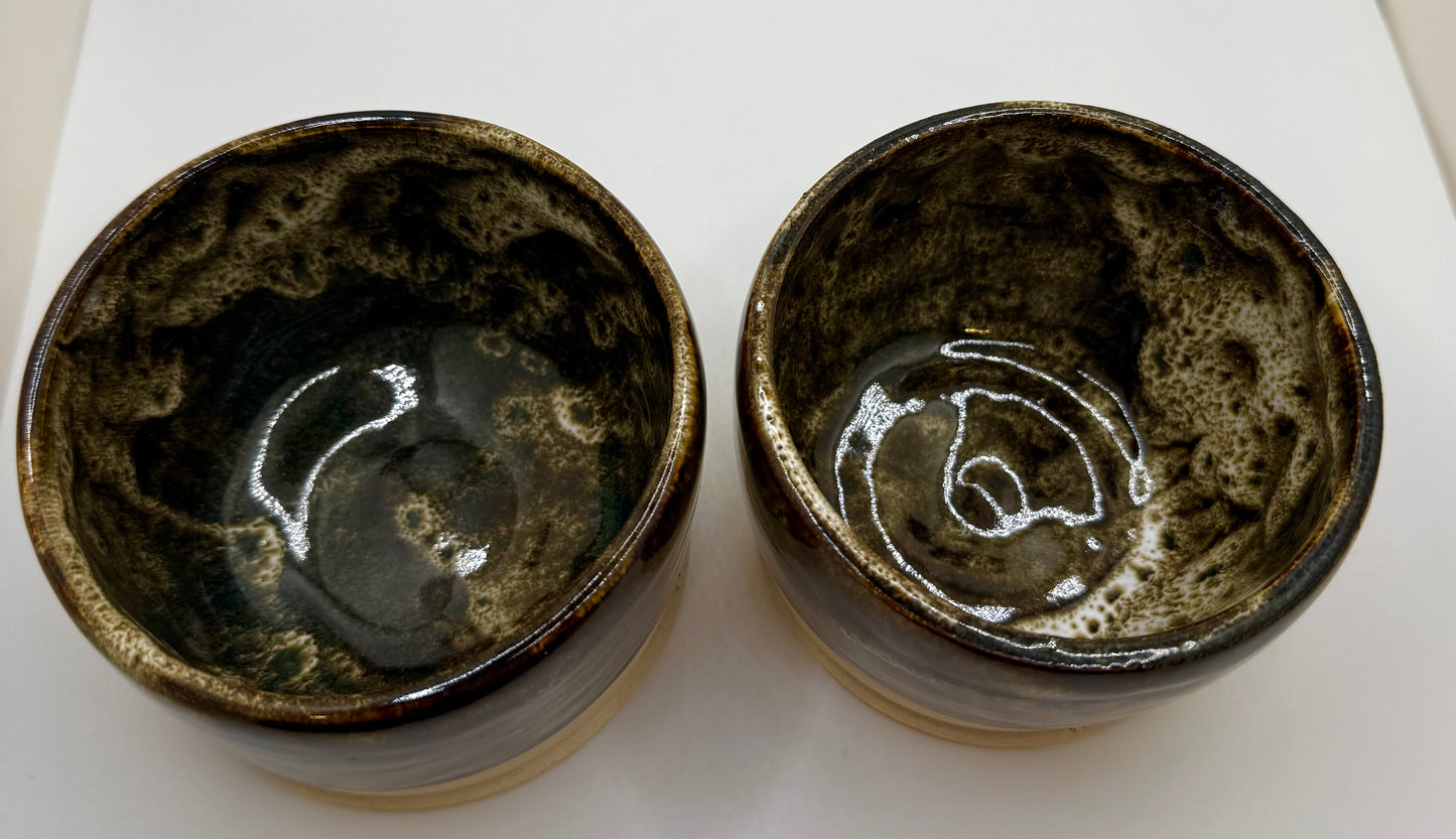Tea bowls—two small bowls to hold your favorite drink (set of two)