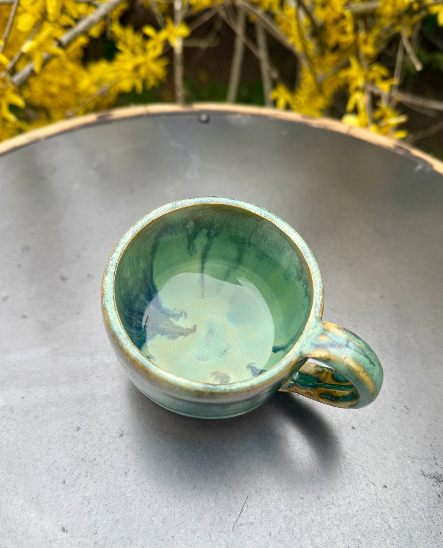Small Ceramic Espresso Cup - Mini Coffee Mug - Handmade Pottery Cup