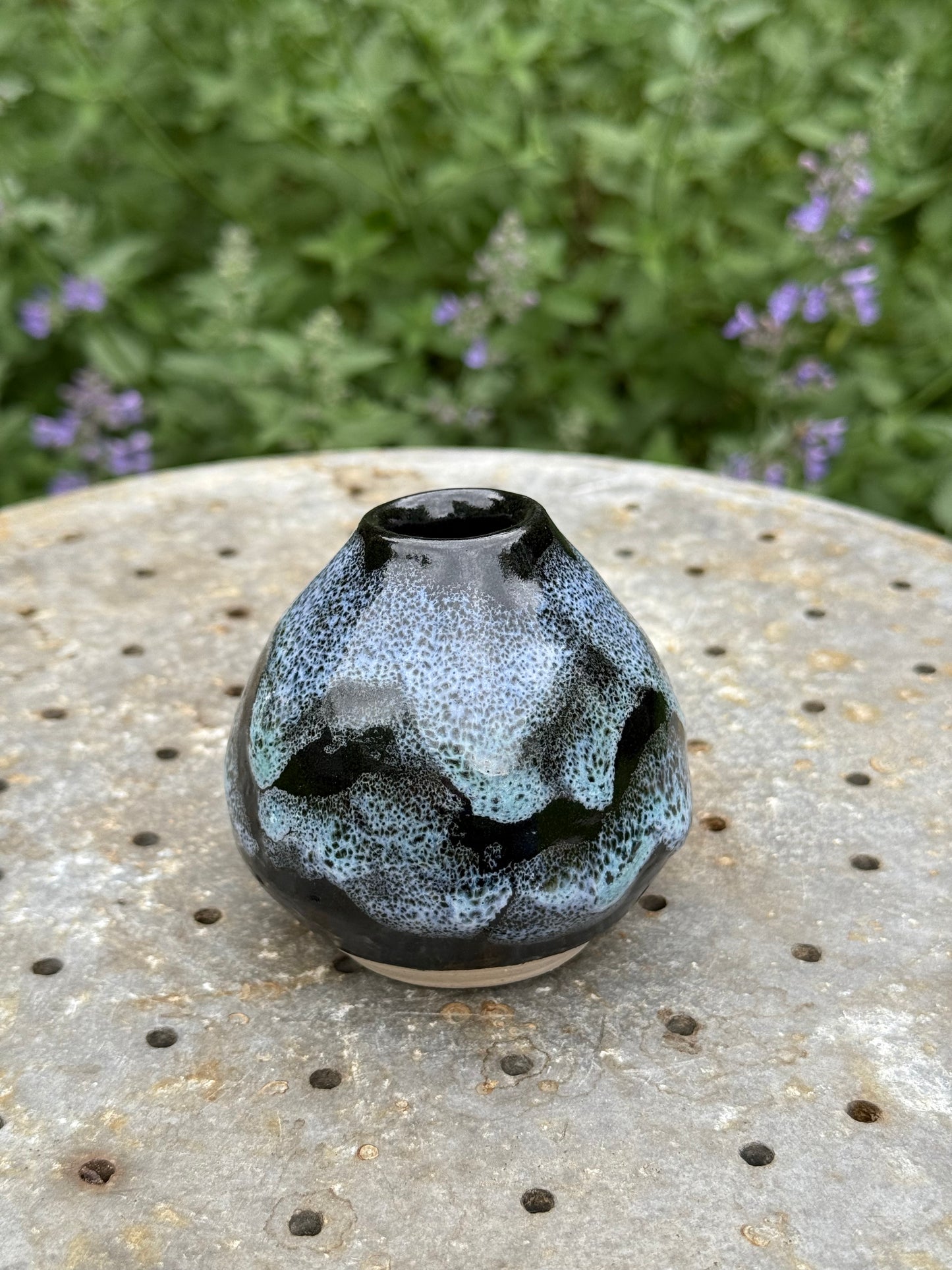Mini Moon Jar - Small Ceramic Vase - Handmade Pottery Vessel