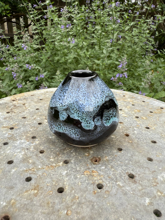 Mini Moon Jar - Small Ceramic Vase - Handmade Pottery Vessel